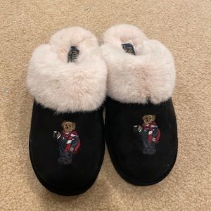 Polo Ralph lauren bear slippers!!!!